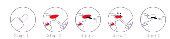 Black & White Long Press-On Nails – Removable Nail Tips